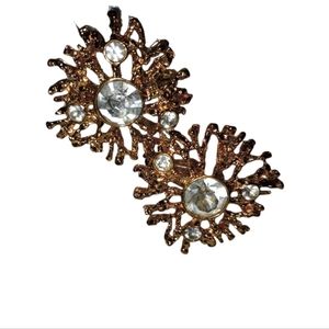 Vintage clip on earrings